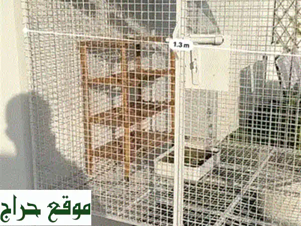 فرصة ذهبية: قفص حيوانات ضخم ومتين للبيع العاجل -...