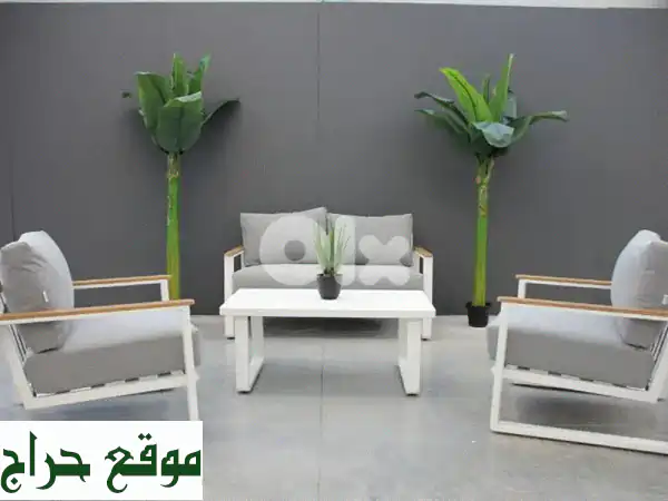 بنش ألومنيوم خارجي فاخر 4 مقاعد - تصميم إيطالي |...