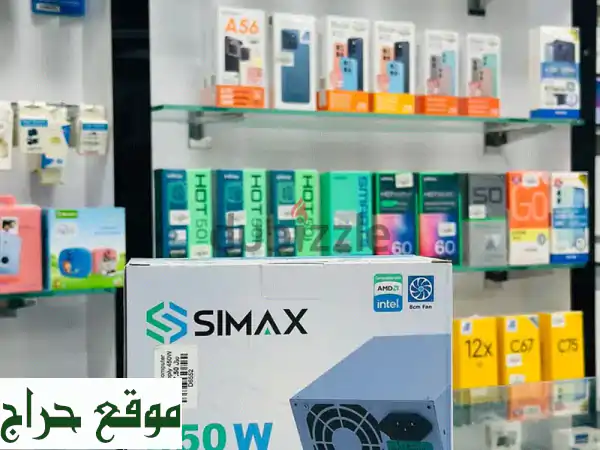 Simax 450W باور سبلاي | مزود طاقة موثوق لأجهزة AMD & Intel بسعر...