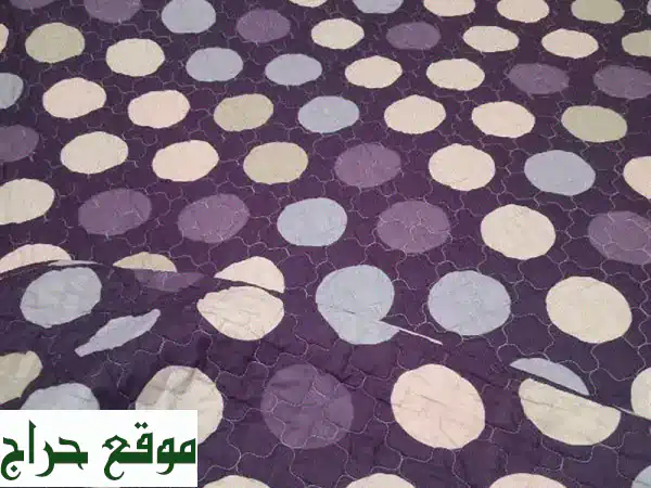 صفقة خيالية: لحاف سرير مزدوج تركي فاخر | موف ثقيل 