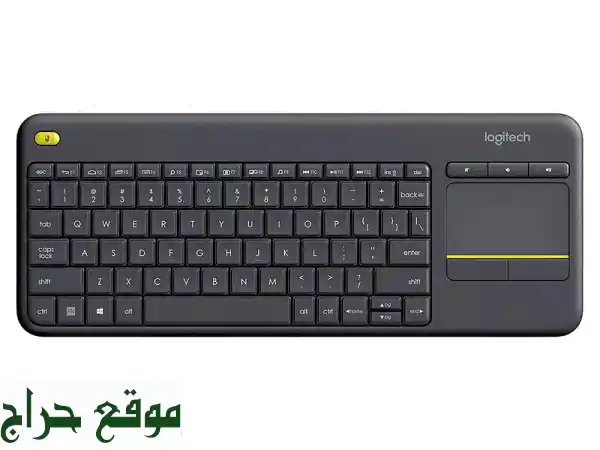 لوحة مفاتيح لوغيتك K400 Plus لاسلكية مع لوحة لمس: تحكم...