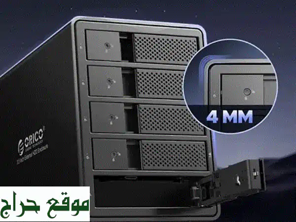 ORICO 5 Bays TrayLess: تخزين هائل وسريع وآمن لأجهزتك - حتى 80 تيرابايت!