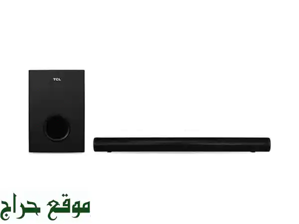 TCL 2.1 CH Soundbar: صوت سينمائي غامر في منزلك! 🔊