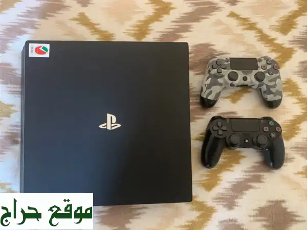 بلايستيشن 4 برو بحالة ممتازة + 2 دراع PS5 + ألعاب بقيمة...