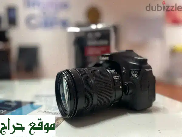 كاميرا Canon 70D احترافية مع عدسات عالية الجودة + هدايا!