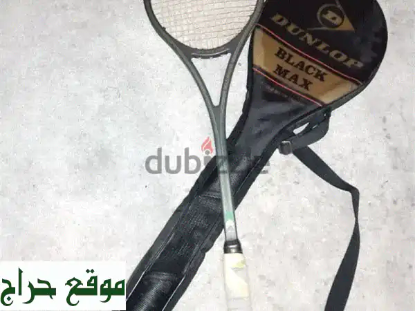  مضرب اسكواش DUNLOP VINTAGE 500 GS الأسود الكربوني - قطعة...