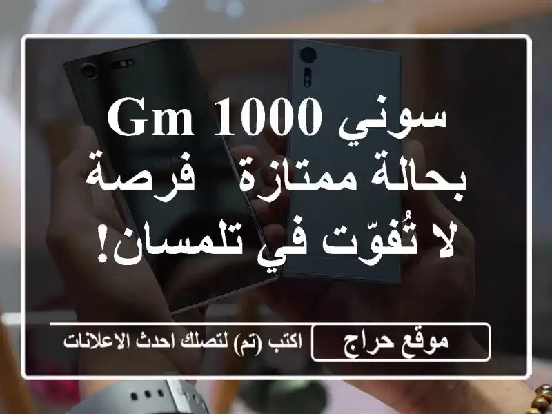 سوني GM 1000 بحالة ممتازة - فرصة لا تُفوّت في تلمسان!