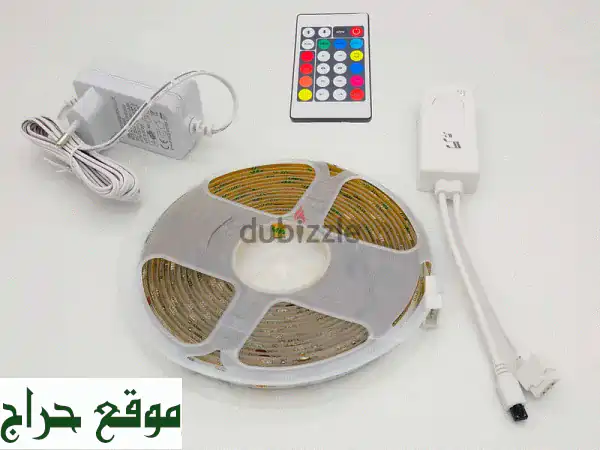 شريط إضاءة ذكي RGB 5 متر - تحكم كامل عبر الهاتف! ✨