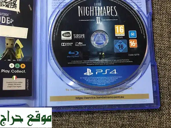 لعبة Little Nightmares  لـ PS4 بحالة ممتازة + كود!