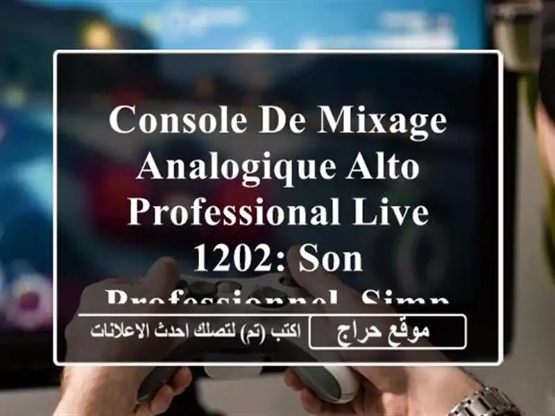 Console de Mixage Analogique Alto Professional Live 1202: Son Professionnel,...