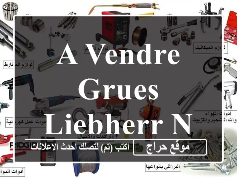 A vendre Grues Liebherr neufs