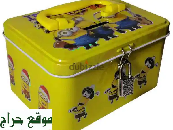 حصالة نقود minions  جديدة كارتونية رائعة للأطفال!...