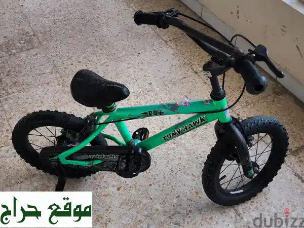 دراجة BMX للأطفال 14 بوصة - خضراء/سوداء - بحالة ممتازة!...