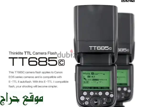 فلاش Godox TT685C الجديد كلياً - إضاءة احترافية بأسعار مميزة!