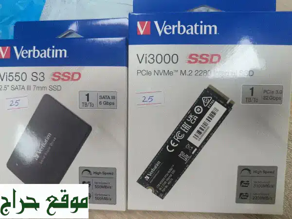 سرعة فائقة! 1 تيرابايت SSD داخلي - SATA & M.2 -  أداء لا يُقاوَم