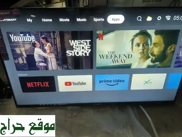 تلفزيون GSmart الذكي 55 بوصة 4K - جودة صورة مذهلة وضمان سنتين!