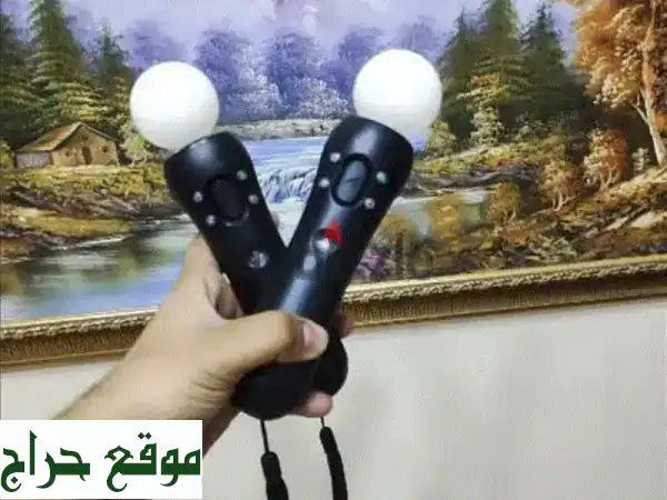 عصي تحكم بلايستيشن PS Move الأصلية - بحالة ممتازة! (لـ PS4...