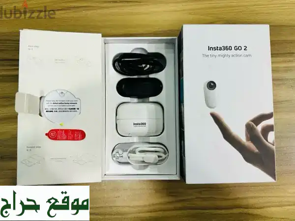 كاميرا أكشن Insta360 GO 2 صغيرة وخفيفة الوزن - بحالة...