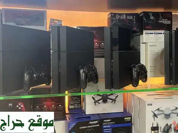 PS4 مستعملة (فات، سليم، أو برو) بأفضل سعر!  🎮