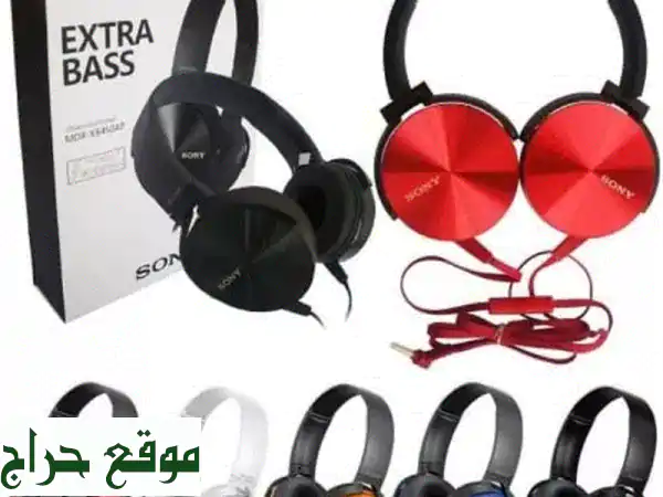 سماعة Sony X450 Extra Bass: صوت عميق، سعر لا يُقاوَم! 🎧