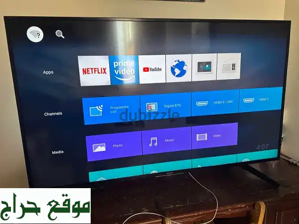 تلفزيون سوني 55 بوصة 4K ذكي - حالة ممتازة! عرض حصري