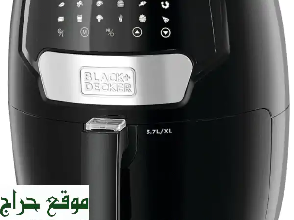 فرن هوائي بلاك اند ديكر جديد - لم يُستخدم! (سعة 3.7XL، 1500 وات)
