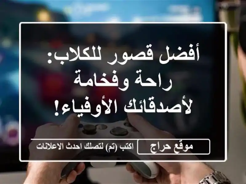 أفضل قصور للكلاب: راحة وفخامة لأصدقائك الأوفياء!
