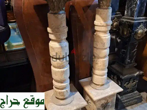 عواميد رخام أنيقة - قطعة فنية فريدة لإضفاء لمسة...