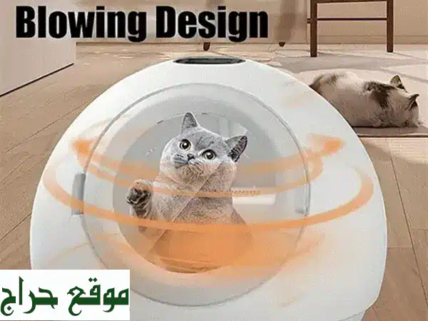 مجفف شعر قطط وكلاب صغيرة - هادئ وسريع الجفاف! 🐾