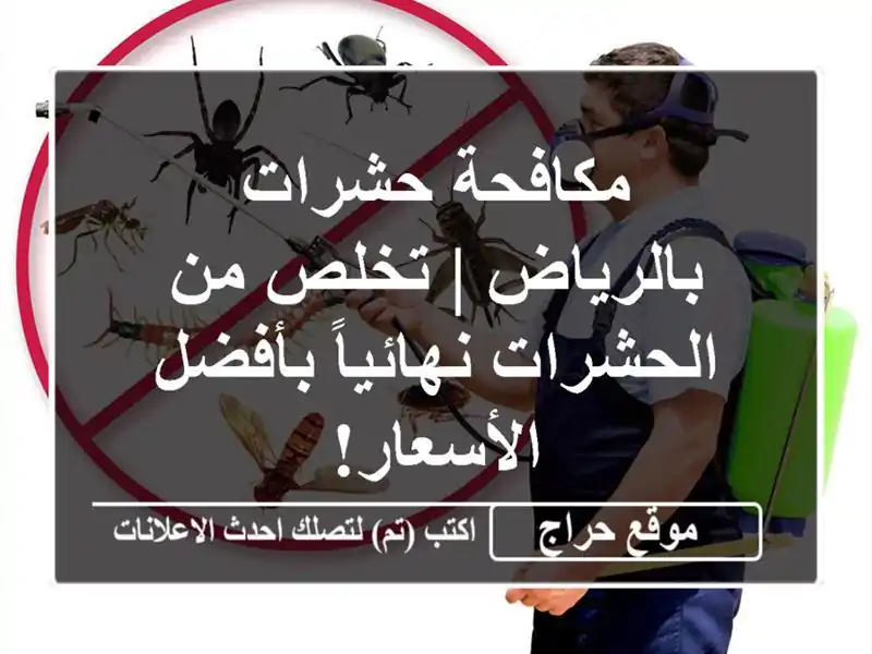 مكافحة حشرات بالرياض | تخلص من الحشرات نهائياً...
