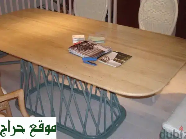 طقم طاولة وكرسيين من الروطان الأخضر الفاتح -  أضف...