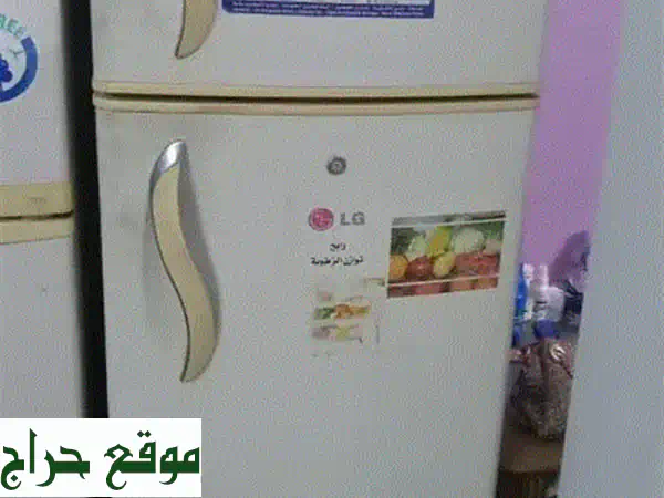 ثلاجة إل جي بابين - بحالة ممتازة كالجديدة! عرض لا يُفوّت