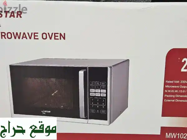 فرن مايكرويف ستار 23 لتر - تصميم جديد، تحكم باللمس،...