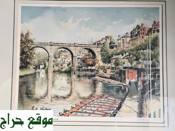 لوحة نهر نيد بكنافوربورو - تحفة فنية بتوقيع الفنان بيتر نيلسون