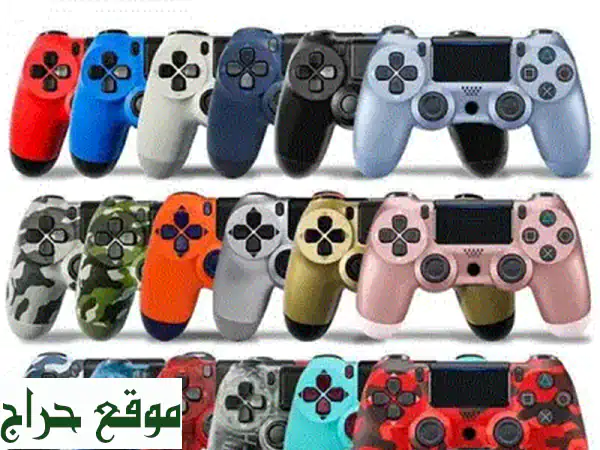 جهاز تحكم بلايستيشن 4 (DualShock 4 V2) - نسخة متوافقة - أسود/أحمر - بسعر لا يُصدق!