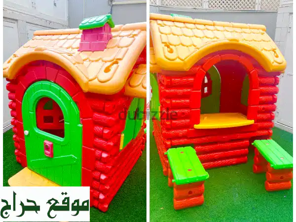 بيت لعب فاخر مع زلاقة مجانية! جودة عالية، يبدو...