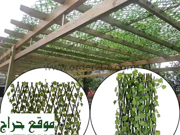 سياج حديقة قابل للتمدد بأوراق خضراء واقعية - 3 أمتار! 🌿