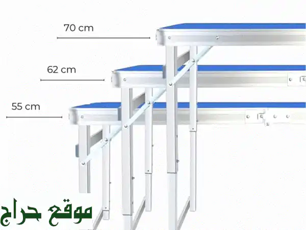 طاولة نزهة قابلة للطي مع 4 كراسي - مثالية للنزهة والتخييم!