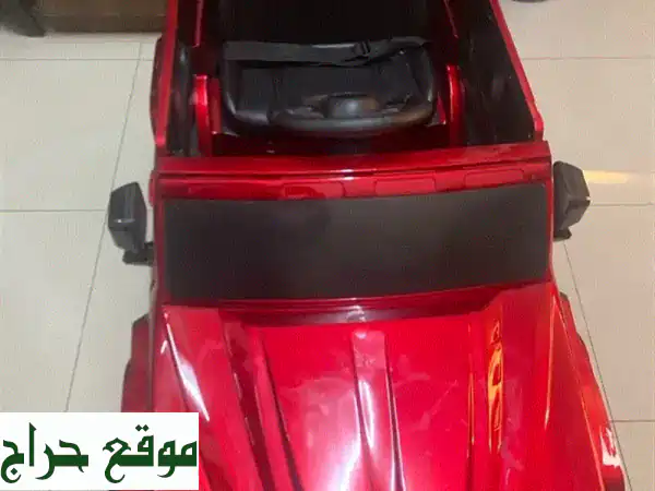 🚗 سيارة أطفال حمراء رائعة! هدية مثالية لأطفالك 🎁