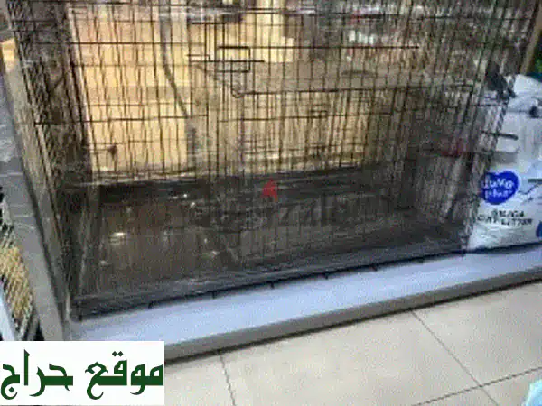 قفص طيور كبير قابل للطي - بحالة ممتازة! (42 دينار بحريني فقط)