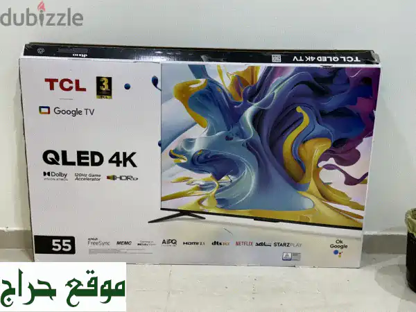 TCL QLED 55 بوصة: تجربة ألعاب 4K مذهلة بتقنية HDR! 🔥
