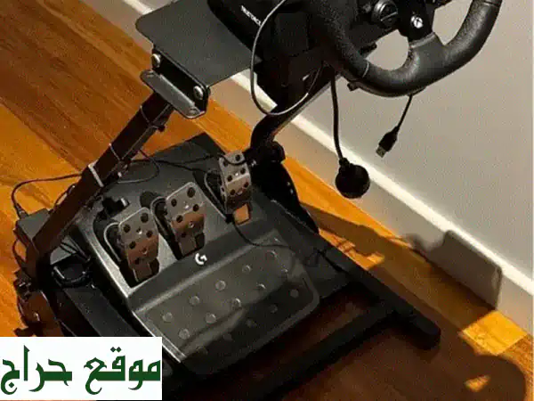 سماعة Logitech G923 Racing Wheel + Shifter + Stand - بحالة ممتازة! (95 دينار)