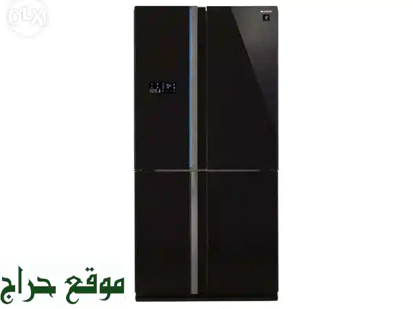 ثلاجة شارب 600 لتر - نوفروست 4 أبواب - أسود فخم! توصيل...