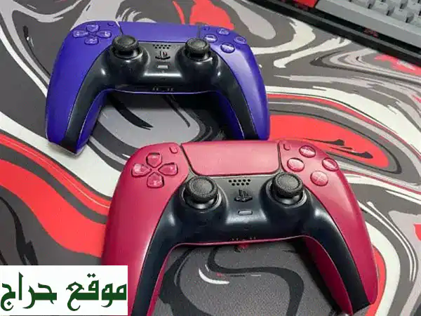  Playstation 5 (PS5) - جهازين! بنفسجي و أحمر - حالة ممتازة -...