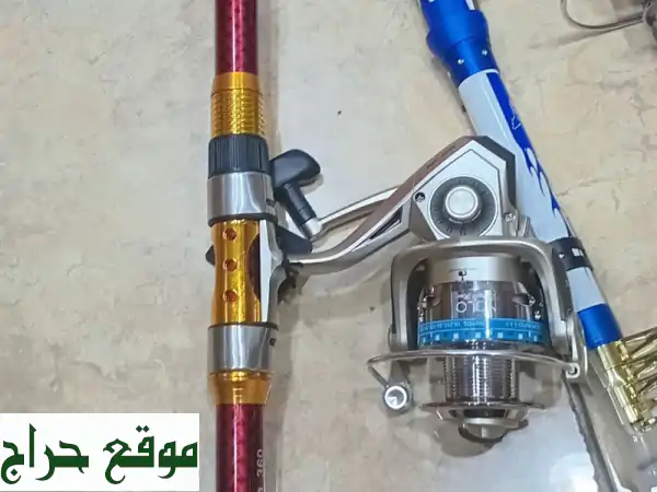 صيد مثالي بانتظارك! سنارة صيد كاملة (قصبة + ماكينة)...