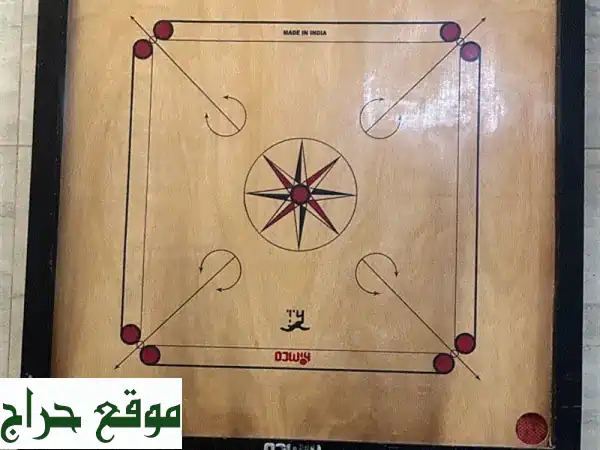 طاولة كرام مستعملة بحالة ممتازة -  لعبة عائلية...