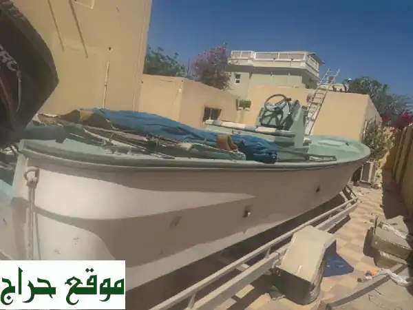 قارب صيد فاخر 27 قدم - محرك Mercury 125 حصان - سعر مغرٍ!