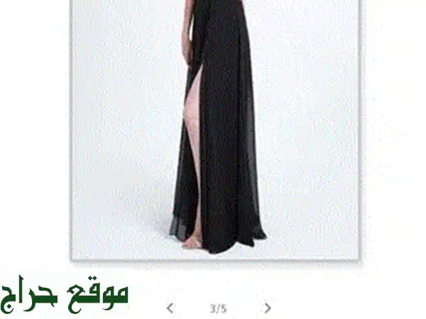 فستان أسود أنيق لحفلات الزفاف أو التخرج (بخصم 50%) - تألقي كإلهة!