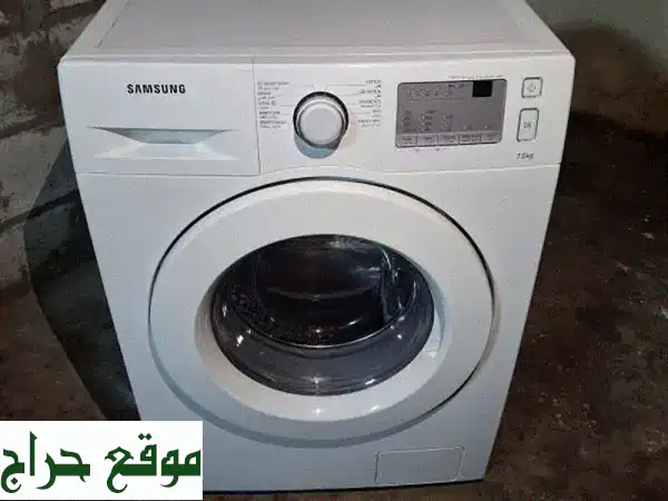 غسالة سامسونج 7 كيلو بحالة ممتازة - فرصة لا تُفوّت!