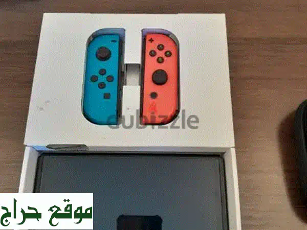 Nintendo Switch OLED + حقيبة سفر + FIFA 24 - جديدة كلياً!
